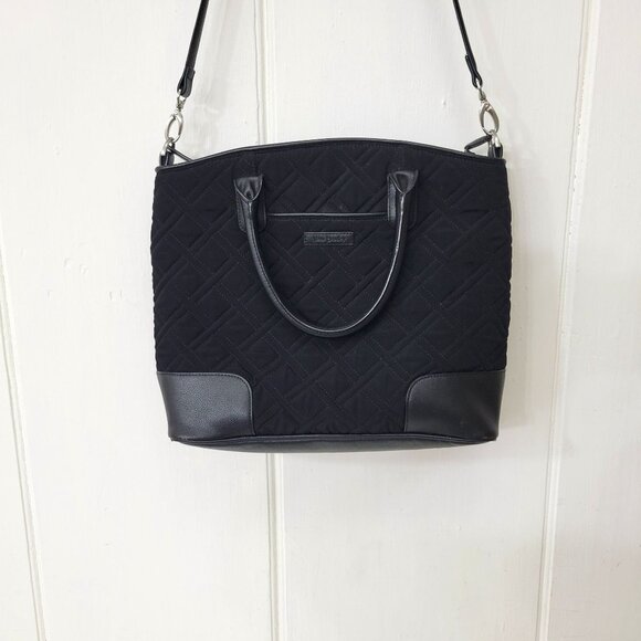 Vera Bradley Black Quilted Purse - Picture 7 of 7